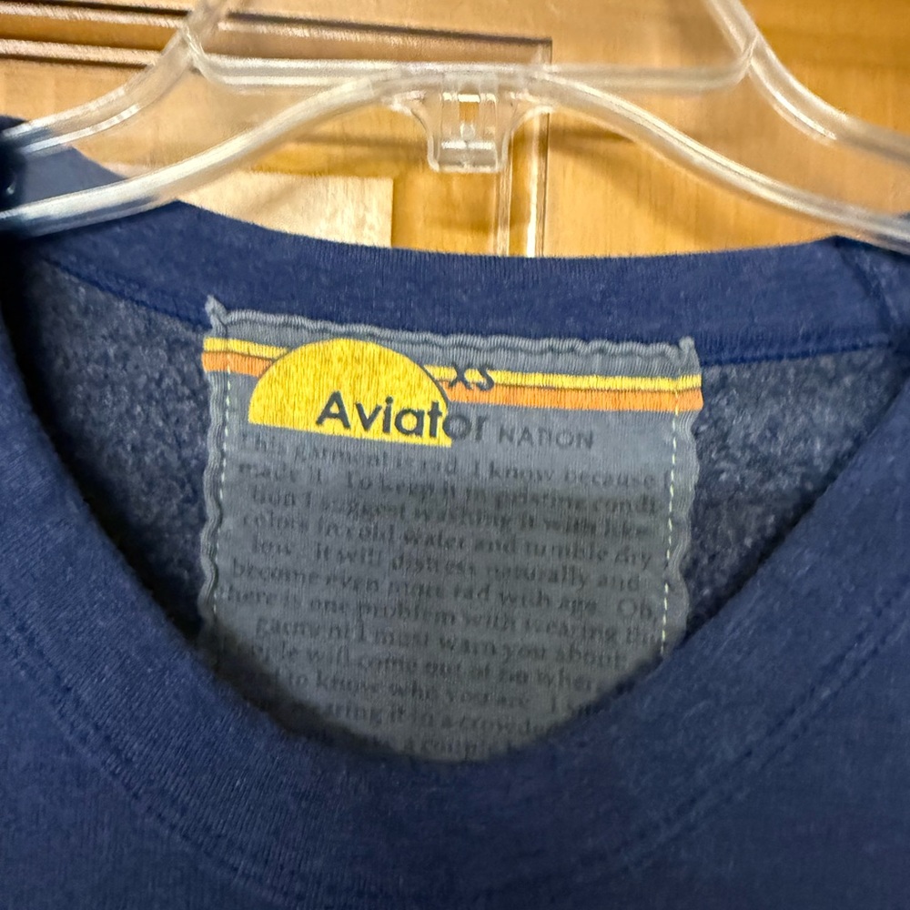 Aviator Nation Blue Logo Sweatshirt - Picture 2 of 7